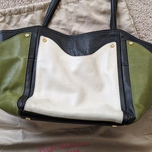 Three color tote bag